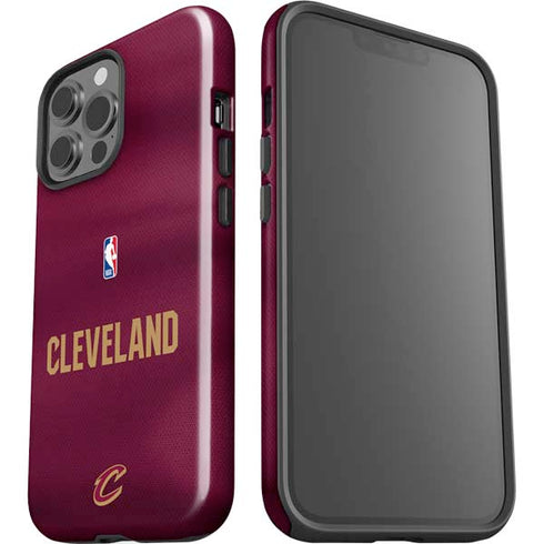 NBA Cleveland Cavaliers Jersey iPhone 15 Pro Max Impact Case